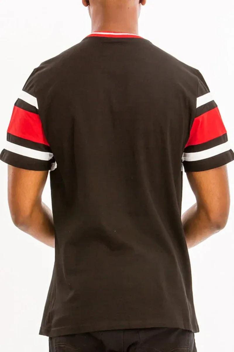 COTTON THREE STRIPE TSHIRT - Dazzling Beauty Solution