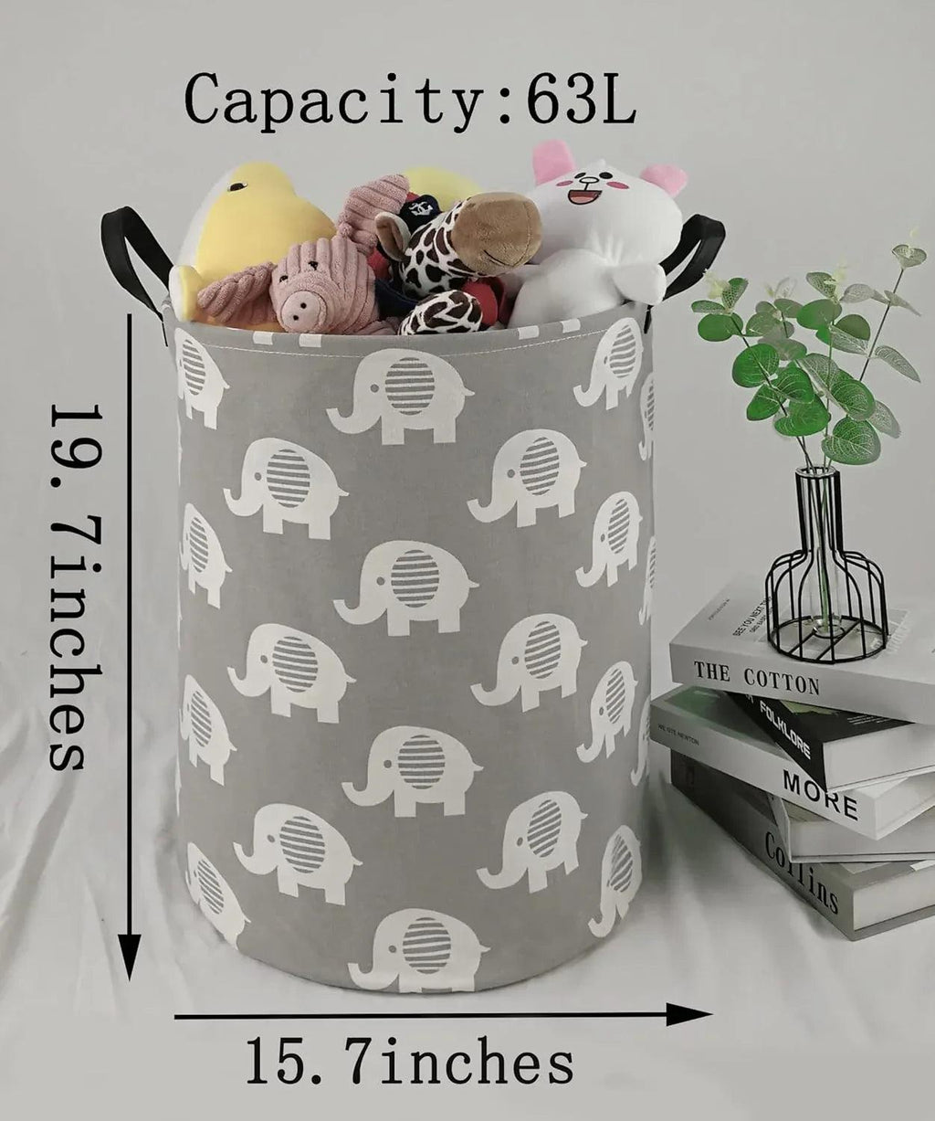 Kids Laundry Hamper & Storage Bin – Foldable Toy Organizer for Nursery & Playroom - Dazzling Beauty Solution