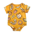 Baby Boys Girls Bodysuits Summer Cotton Toddler Clothes Cartoon Unisex Short Sleeve - Dazzling Beauty Solution