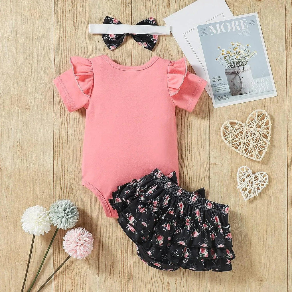 Baby Girl Clothes Stuff Newborn Infant Summer Cute Outfit 0-24 Months - Dazzling Beauty Solution