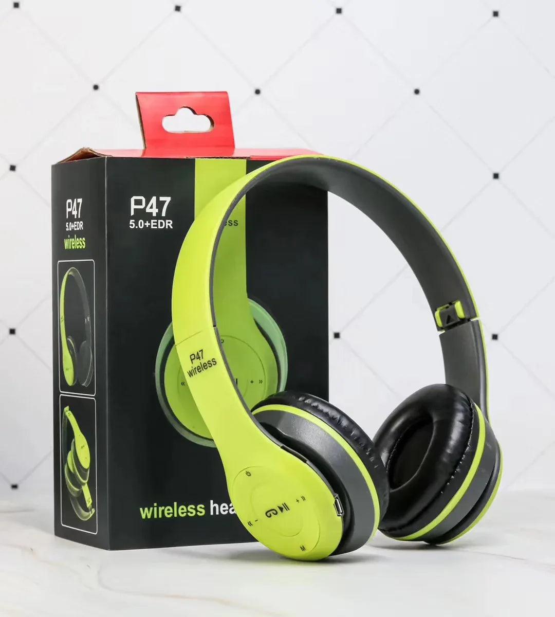 Wireless Bluetooth 5.0 Foldable Stereo Headphones with Mic – Kids & Girls Gift, TV & Gaming Compatible - Dazzling Beauty Solution
