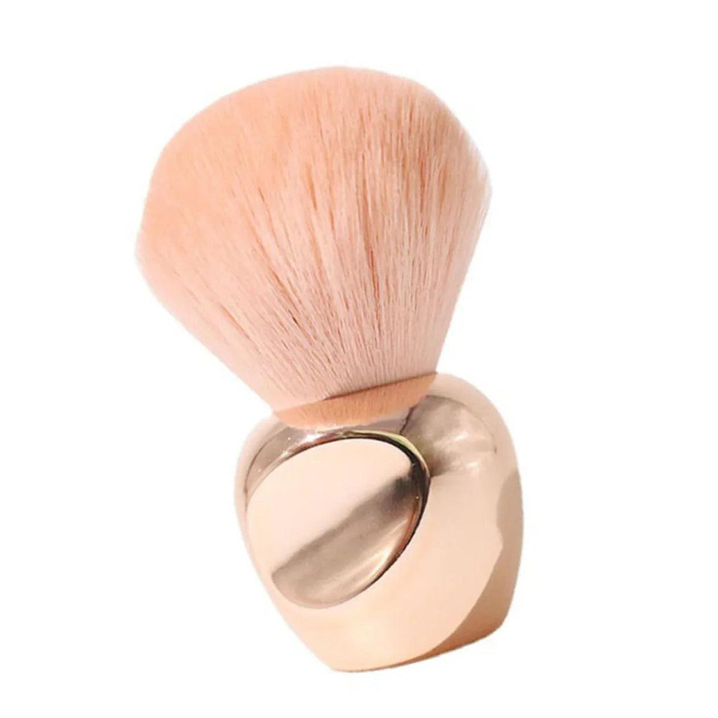 Rose Gold Multipurpose Makeup Brush – Soft Fiber Foundation, Blush & Powder Brush - Dazzling Beauty Solution