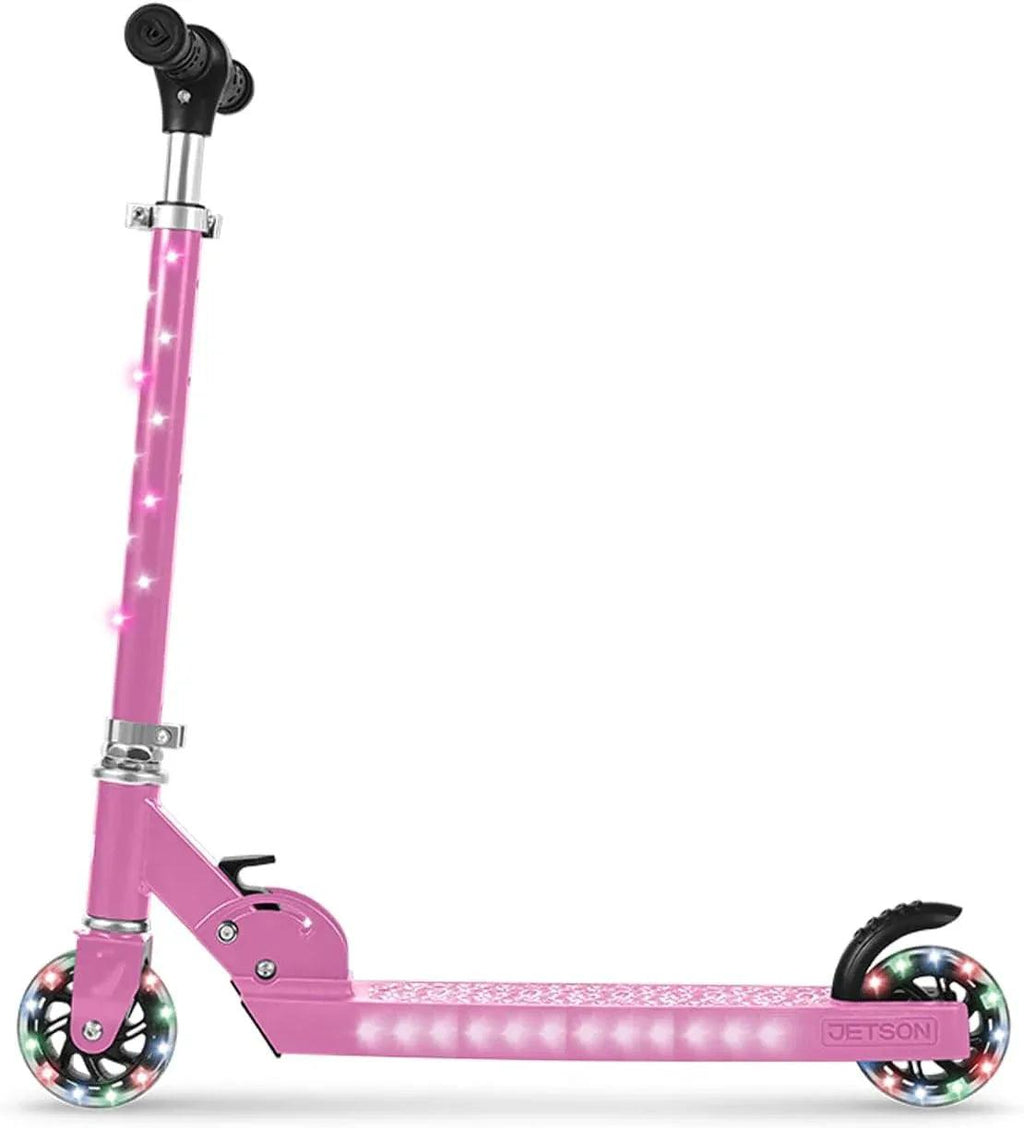 Foldable 3-Wheel Glitter Kick Scooter for Kids (Ages 2–10) - Dazzling Beauty Solution