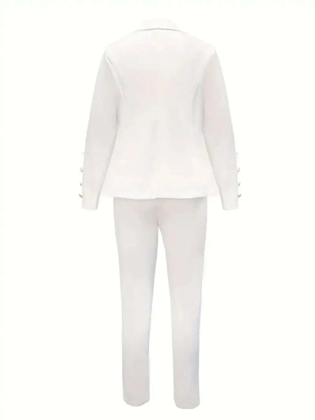 All Season Professional Women's Suit Set, Double Breasted Buttons, Gold Buttons, Essential For The Office, Women's Clothing For Autumn And Winter Seasons - Dazzling Beauty Solution