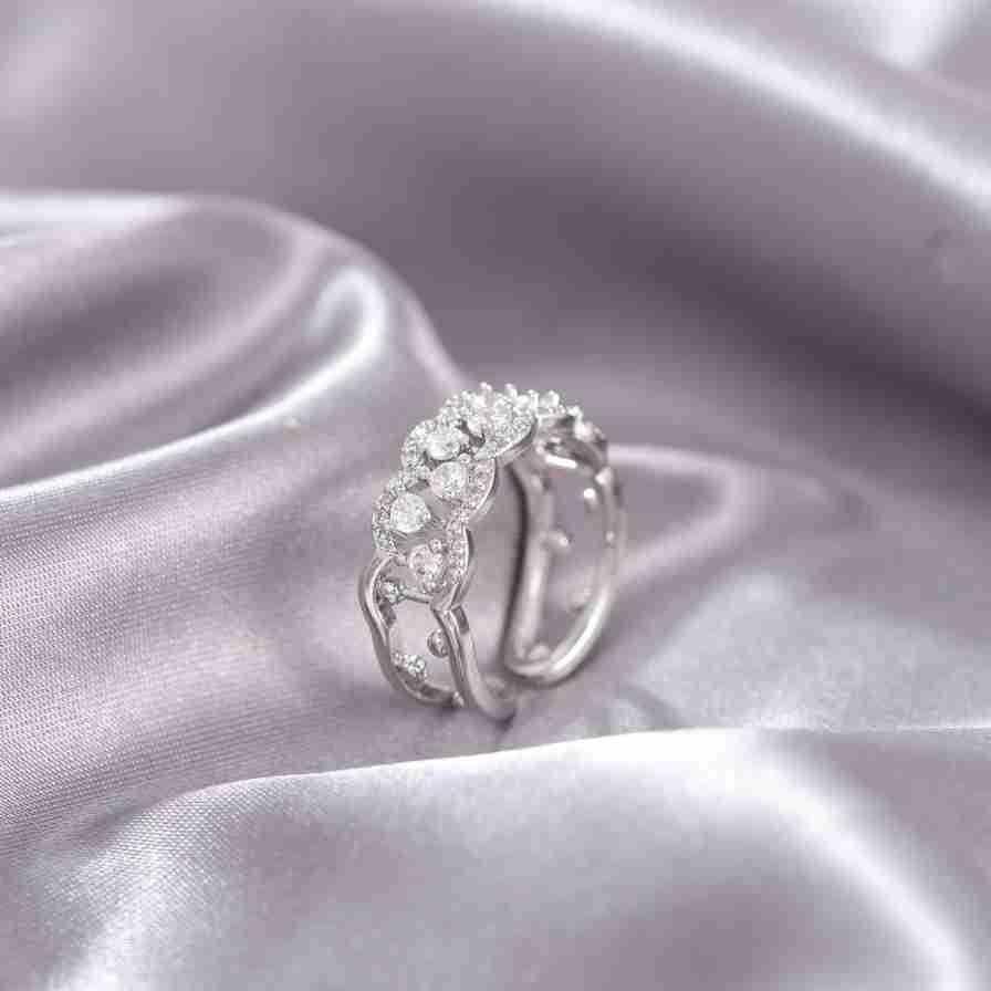 Niche Opening Adjustable Non-fading Cross Ring - Dazzling Beauty Solution