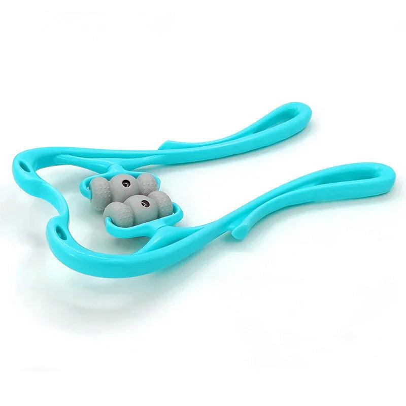 360° Manual Neck Massager with Magnetic Acupressure – Deep Tissue Pain Relief Roller for Neck, Shoulders & More - Dazzling Beauty Solution