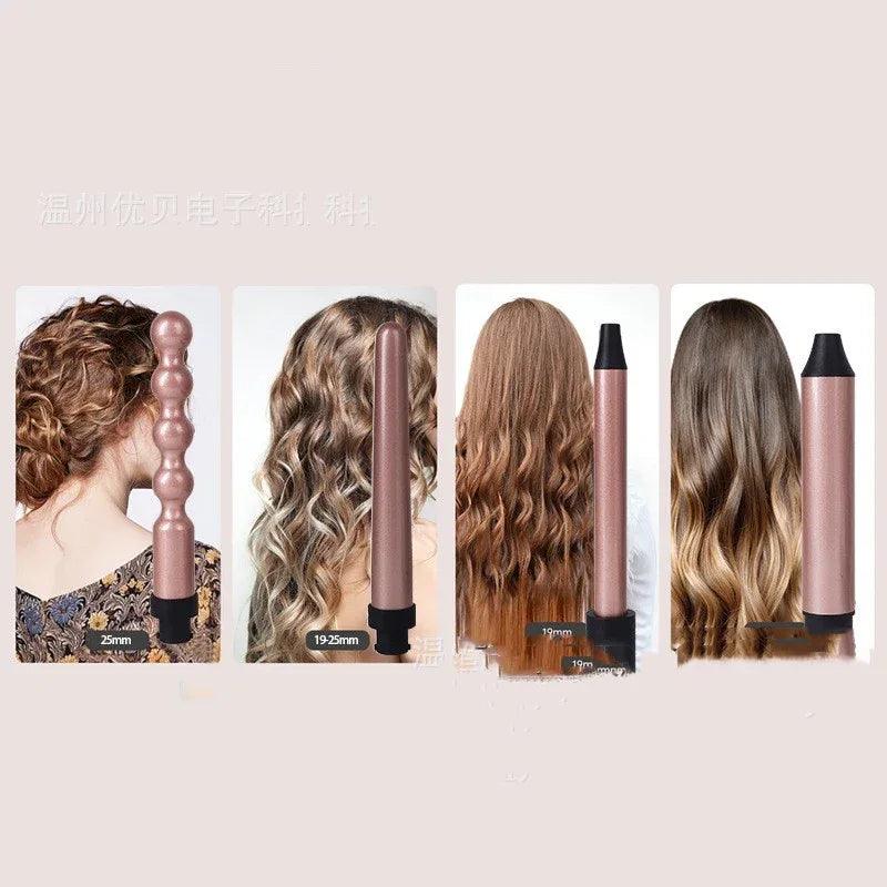 3-in-1 Black Wave Hair Curler – Multifunction Styling Tool - Dazzling Beauty Solution