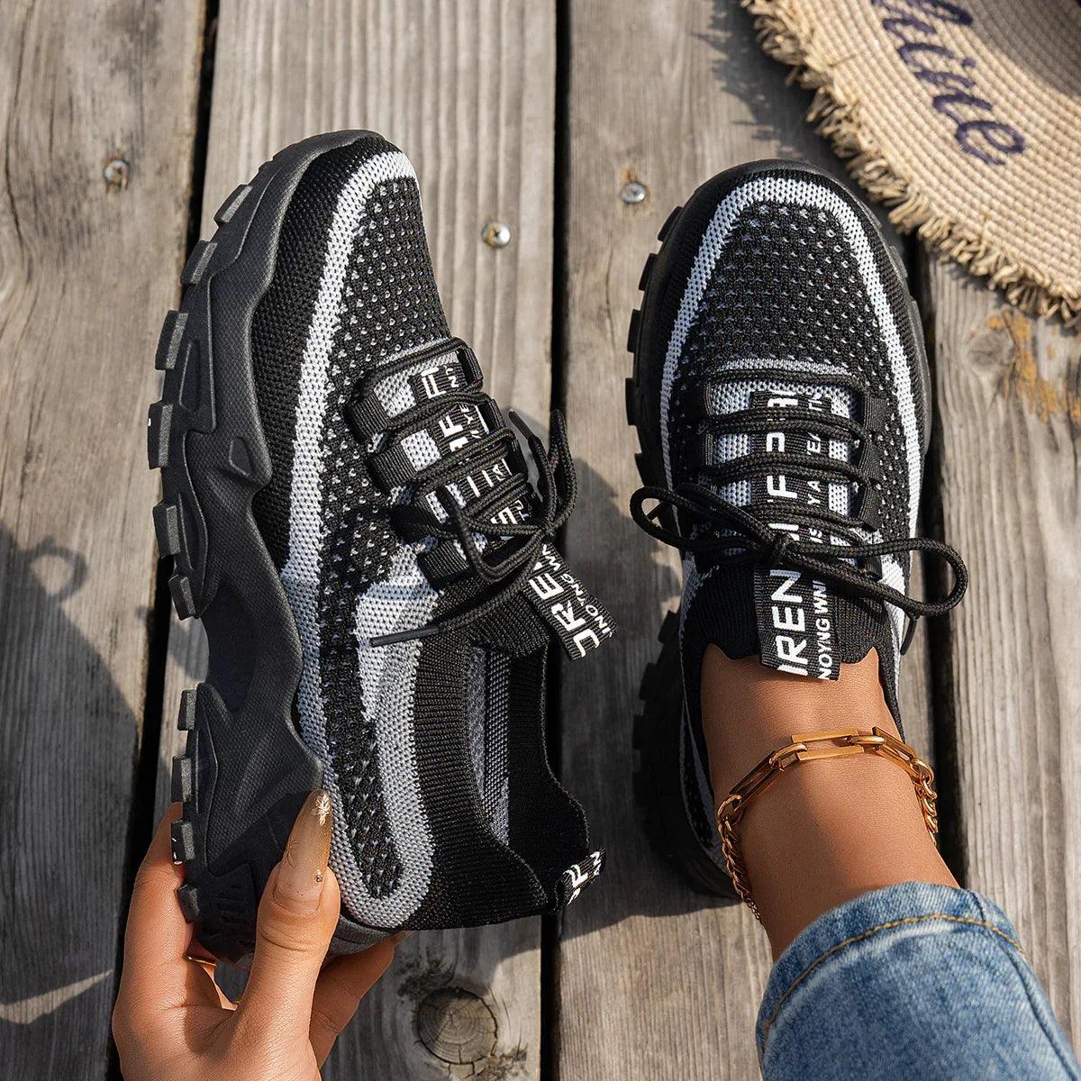 Women’s Breathable Mesh Sneakers for Walking and Running - Dazzling Beauty Solution