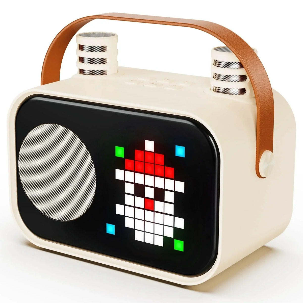JYX Mini Karaoke Machine with 2 Mics – Bluetooth, LED Display, Portable Speaker - Dazzling Beauty Solution