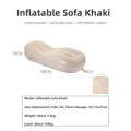 Mounthiker Inflatable Air Sofa with Built-In Pump – Portable Recliner Lounge Chair with Headrest, Auto Inflation, and Storage Bag – Lightweight Beach, Travel & Camping Sofa (150KG Capacity) - Dazzling Beauty Solution