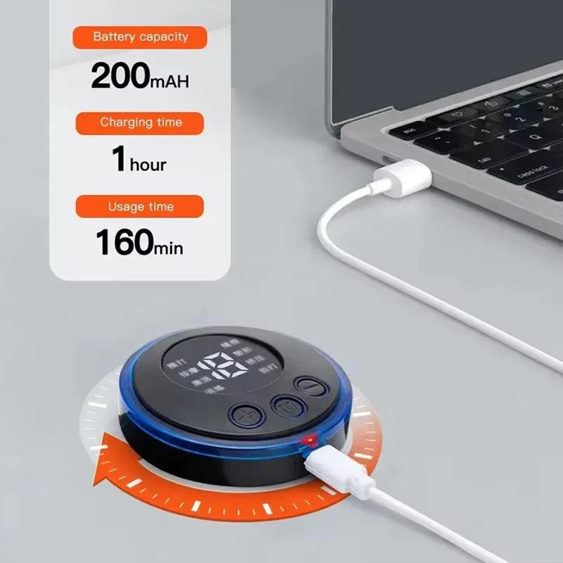 Portable EMS Muscle Massager – 8 Modes, 19 Intensity Levels - Dazzling Beauty Solution