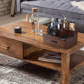 Elegant 3-Tier Cologne Organizer with Hidden Drawer - Dazzling Beauty Solution