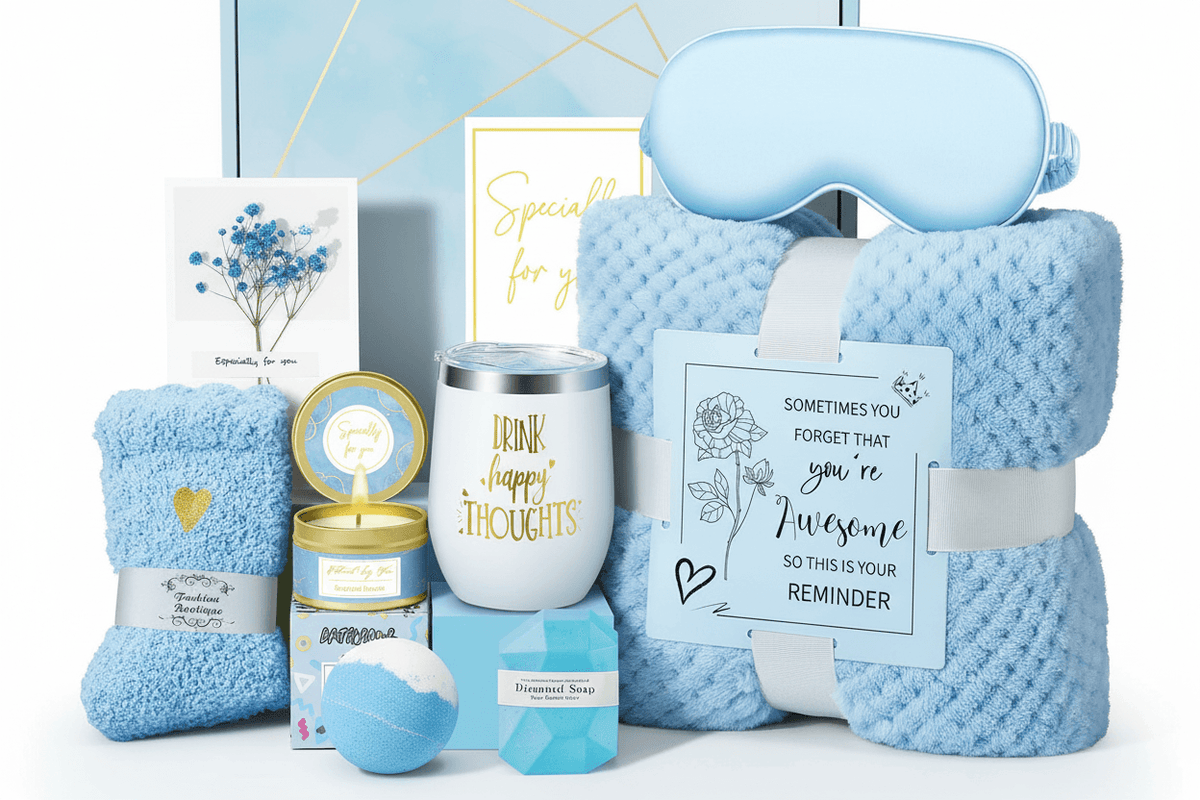 Women's Luxury Spa Self-Care Gift Basket